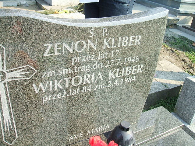 Wiktoria Kliber Kalisz św. Józefa Tyniecki 0302 - Grobonet - Wyszukiwarka osób pochowanych