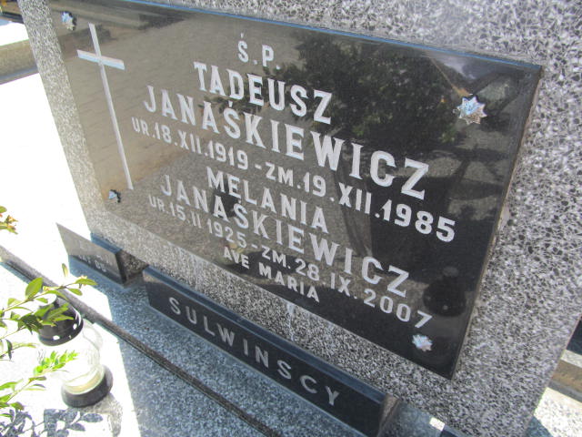 Tadeusz Janaśkiewicz 1919 Kalisz św. Józefa Tyniecki 0302 - Grobonet - Wyszukiwarka osób pochowanych