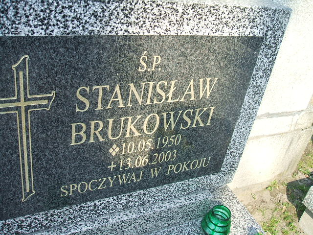 Stanisław Brukowski 1950 Kalisz św. Józefa Tyniecki 0302 - Grobonet - Wyszukiwarka osób pochowanych