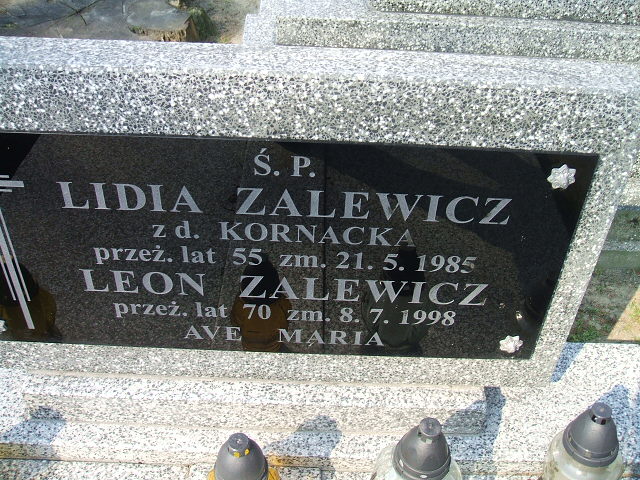Lidia Zalewicz 1929 Kalisz św. Józefa Tyniecki 0302 - Grobonet - Wyszukiwarka osób pochowanych