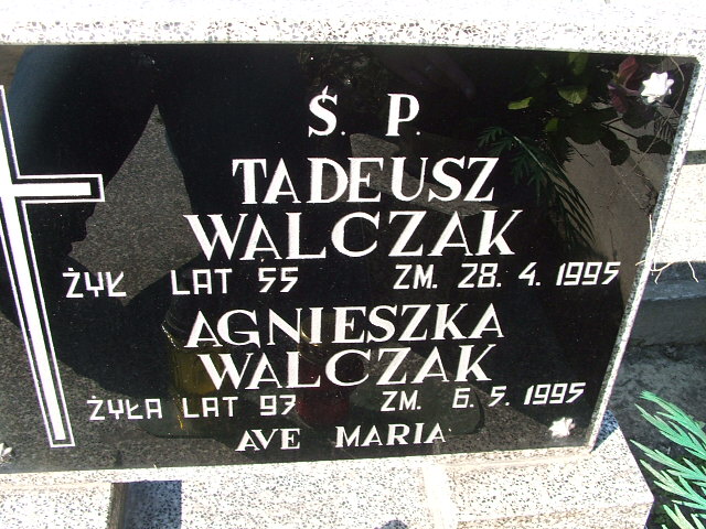 Agnieszka Walczak Kalisz św. Józefa Tyniecki 0302 - Grobonet - Wyszukiwarka osób pochowanych