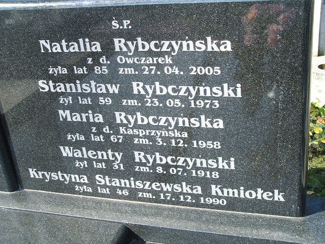 Krystyna Staniszewska-Kmiołek Kalisz św. Józefa Tyniecki 0302 - Grobonet - Wyszukiwarka osób pochowanych