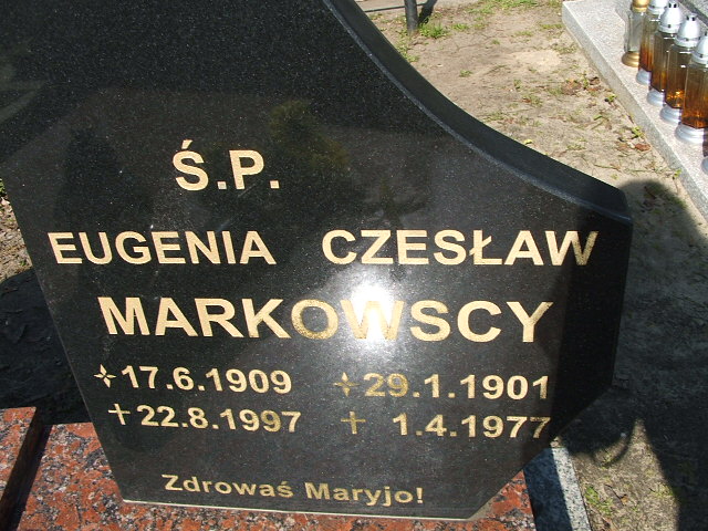Czesław Markowski 1901 Kalisz św. Józefa Tyniecki 0302 - Grobonet - Wyszukiwarka osób pochowanych