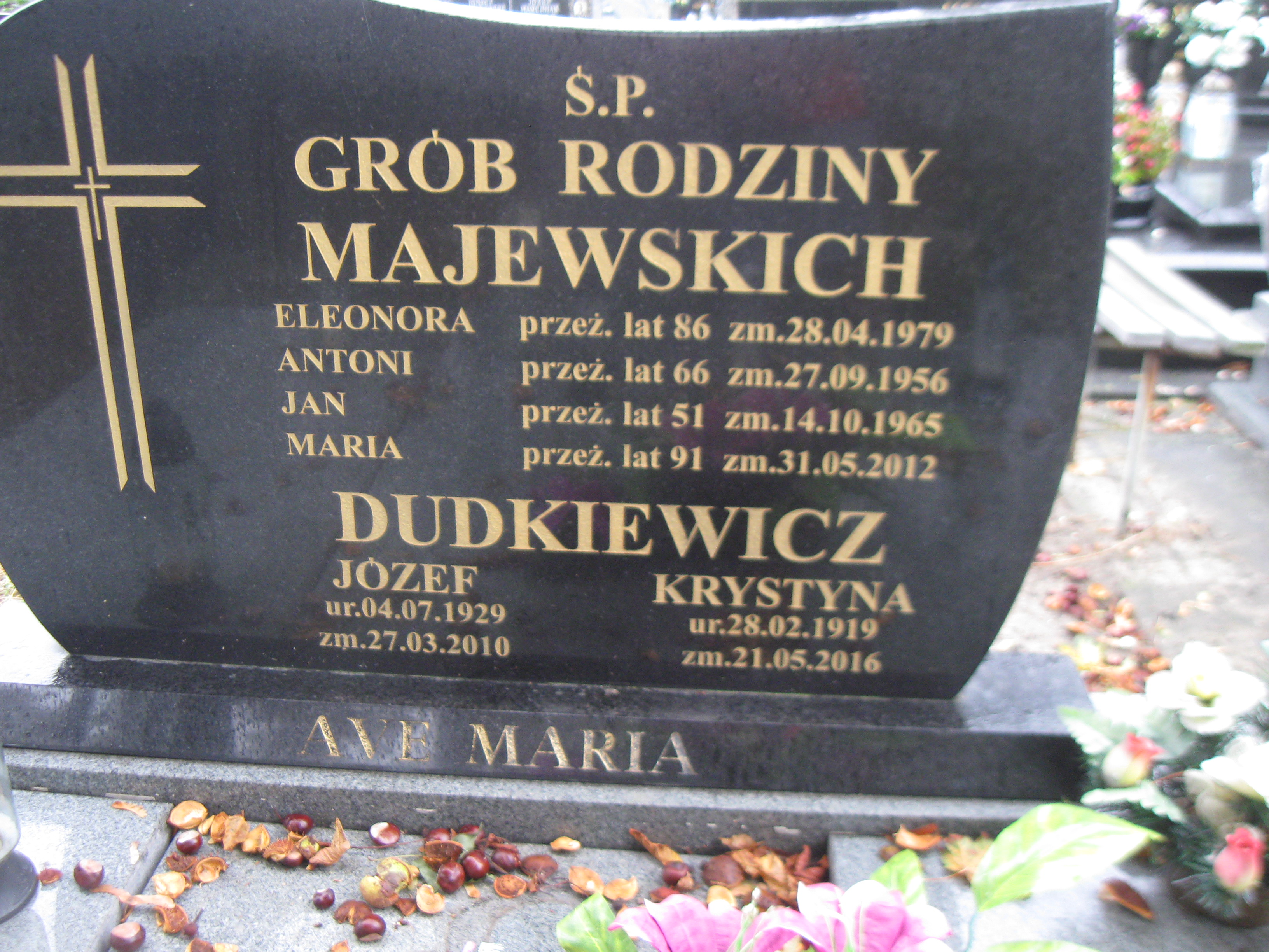 Krystyna Dudkiewicz 1919 Kalisz św. Józefa Tyniecki 0302 - Grobonet - Wyszukiwarka osób pochowanych