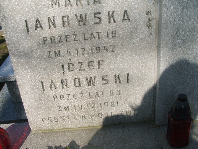 Janina Antczak 1927 Kalisz św. Józefa Tyniecki 0302 - Grobonet - Wyszukiwarka osób pochowanych