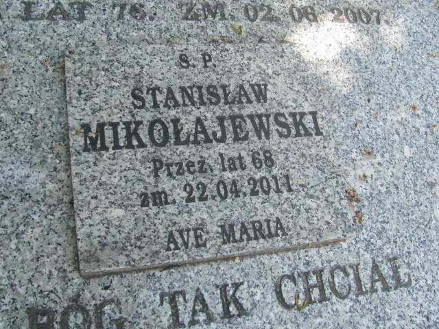 Andrzej Mikołajewski 1976 Kalisz św. Józefa Tyniecki 0302 - Grobonet - Wyszukiwarka osób pochowanych