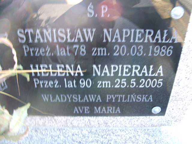 Helena Napierała Kalisz św. Józefa Tyniecki 0302 - Grobonet - Wyszukiwarka osób pochowanych