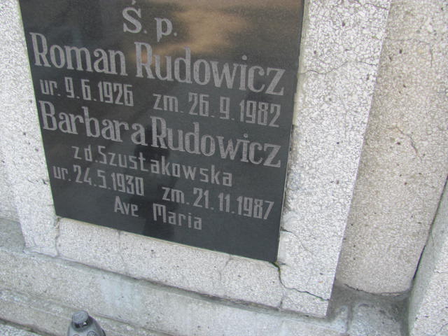 Barbara Rudowicz 1930 Kalisz św. Józefa Tyniecki 0302 - Grobonet - Wyszukiwarka osób pochowanych