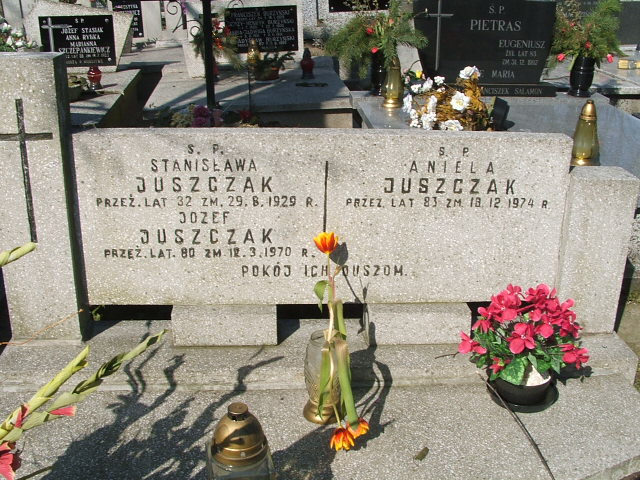 Aniela Juszczak Kalisz św. Józefa Tyniecki 0302 - Grobonet - Wyszukiwarka osób pochowanych