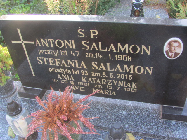 Stefania Salamon 1921 Kalisz św. Józefa Tyniecki 0302 - Grobonet - Wyszukiwarka osób pochowanych