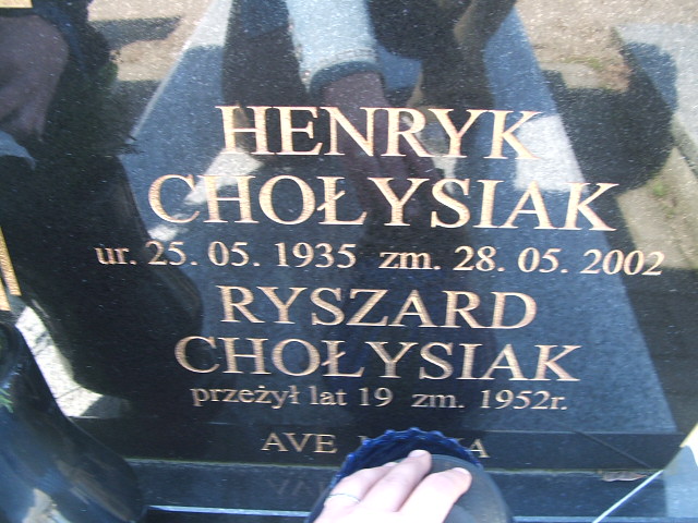 Henryk Chołysiak 1935 Kalisz św. Józefa Tyniecki 0302 - Grobonet - Wyszukiwarka osób pochowanych