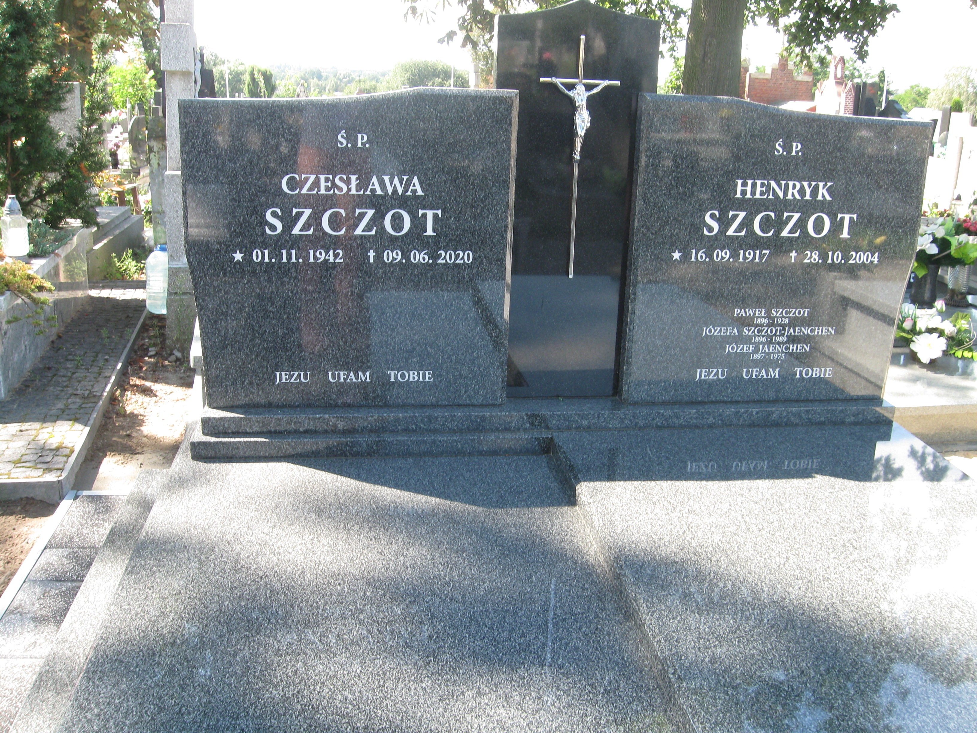 Józefa Szczot Jaenchen 1896 Kalisz św. Józefa Tyniecki 0302 - Grobonet - Wyszukiwarka osób pochowanych