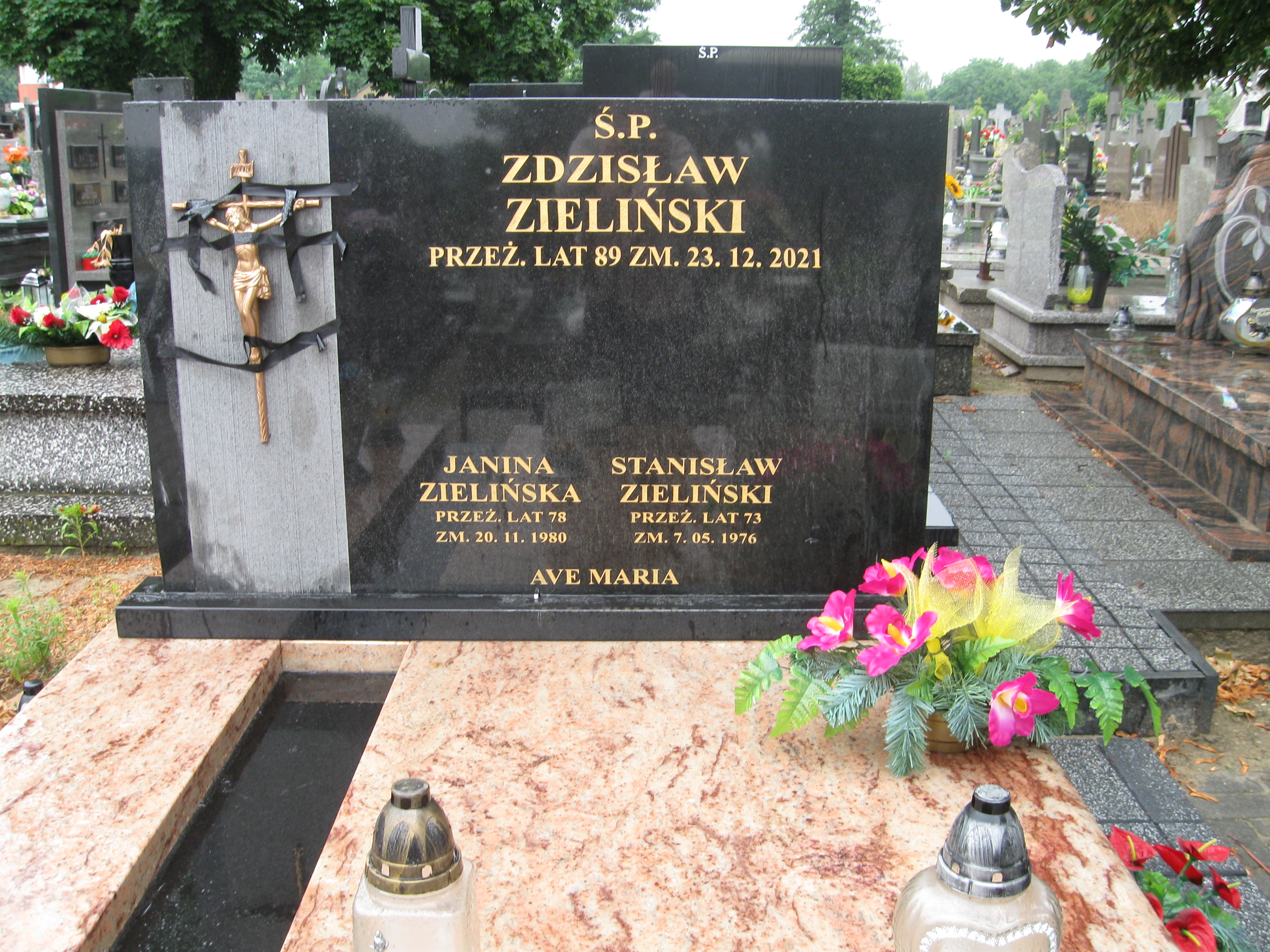 Zdzisław Zieliński 1932 Kalisz św. Józefa Tyniecki 0302 - Grobonet - Wyszukiwarka osób pochowanych