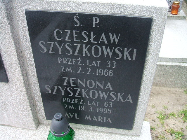 Leszek Szyszkowski 1958 Kalisz św. Józefa Tyniecki 0302 - Grobonet - Wyszukiwarka osób pochowanych