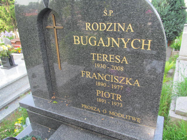 Piotr Bugajny Kalisz św. Józefa Tyniecki 0302 - Grobonet - Wyszukiwarka osób pochowanych