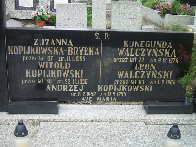 Andrzej Kopijkowski 1952 Kalisz św. Józefa Tyniecki 0302 - Grobonet - Wyszukiwarka osób pochowanych