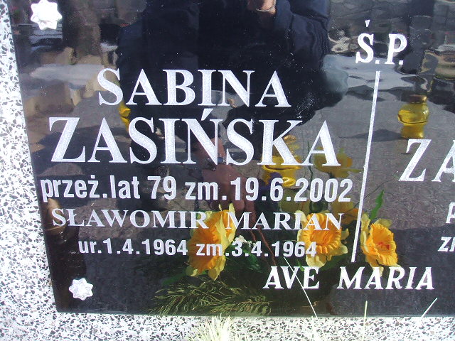 Sławomir Marian Zasiński 1964 Kalisz św. Józefa Tyniecki 0302 - Grobonet - Wyszukiwarka osób pochowanych
