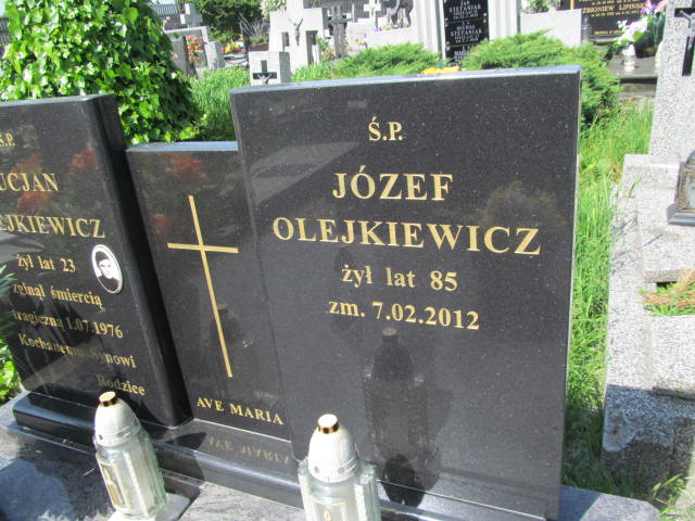 Józef Olejkiewicz 1927 Kalisz św. Józefa Tyniecki 0302 - Grobonet - Wyszukiwarka osób pochowanych