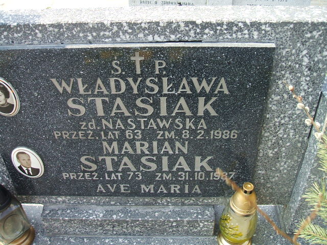 Władysława Stasiak Kalisz św. Józefa Tyniecki 0302 - Grobonet - Wyszukiwarka osób pochowanych