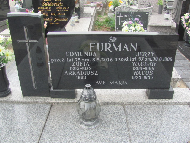 Edmunda Furman 1941 Kalisz św. Józefa Tyniecki 0302 - Grobonet - Wyszukiwarka osób pochowanych