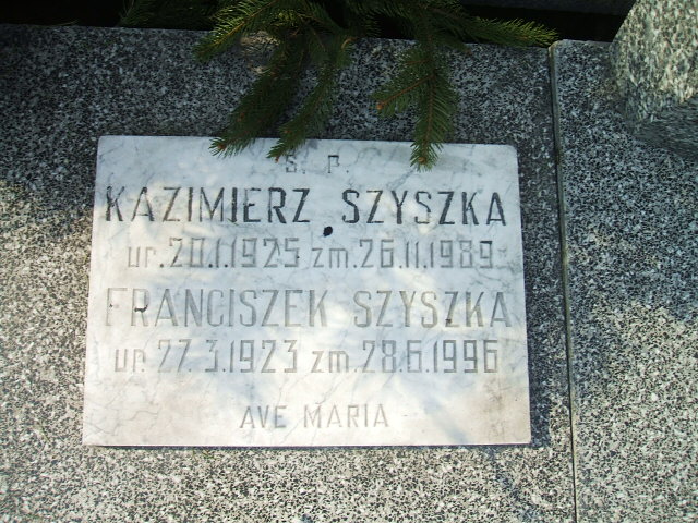 Stanisław Szyszka 1932 Kalisz św. Józefa Tyniecki 0302 - Grobonet - Wyszukiwarka osób pochowanych