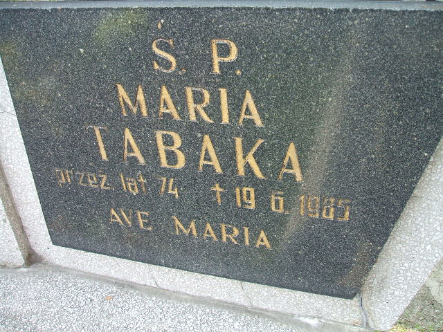 Zdzisław Tabaka 1936 Kalisz św. Józefa Tyniecki 0302 - Grobonet - Wyszukiwarka osób pochowanych