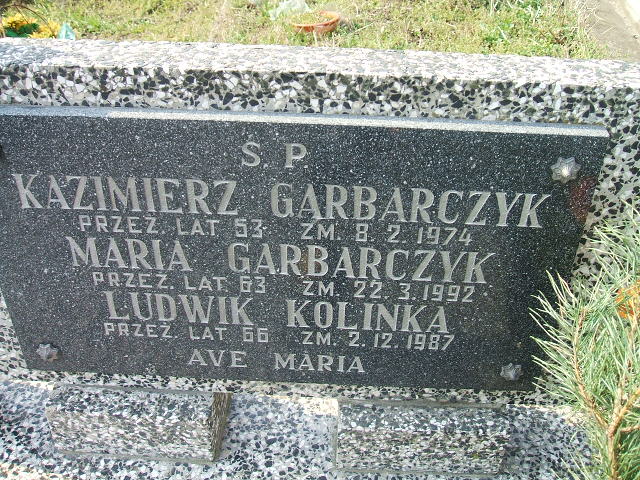 Kazimierz Garbarczyk Kalisz św. Józefa Tyniecki 0302 - Grobonet - Wyszukiwarka osób pochowanych