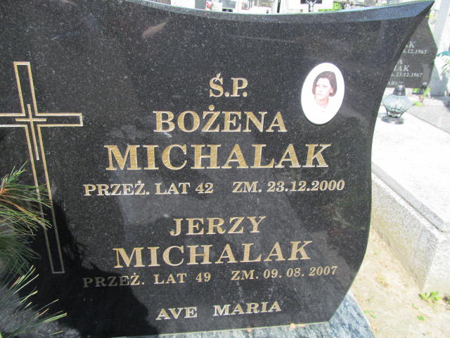 Bożena Michalak Kalisz św. Józefa Tyniecki 0302 - Grobonet - Wyszukiwarka osób pochowanych