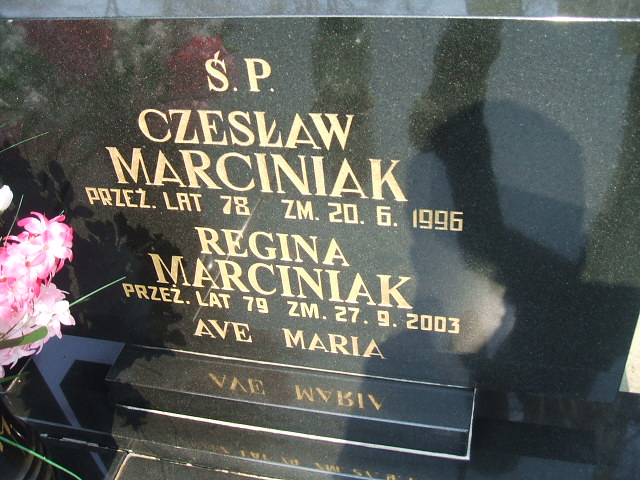 Regina Marciniak Kalisz św. Józefa Tyniecki 0302 - Grobonet - Wyszukiwarka osób pochowanych