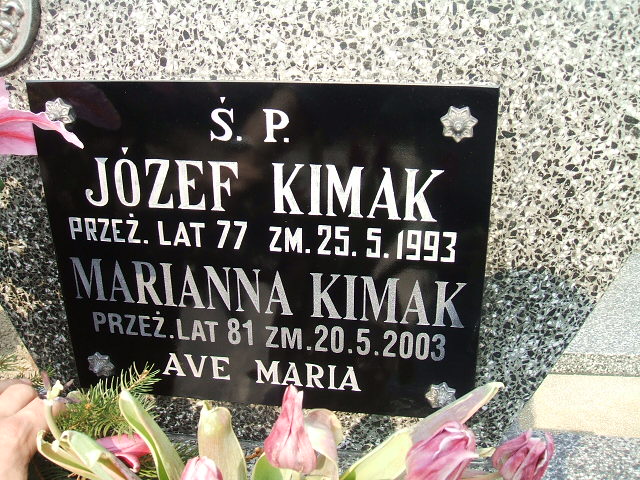 Józef Kimak Kalisz św. Józefa Tyniecki 0302 - Grobonet - Wyszukiwarka osób pochowanych
