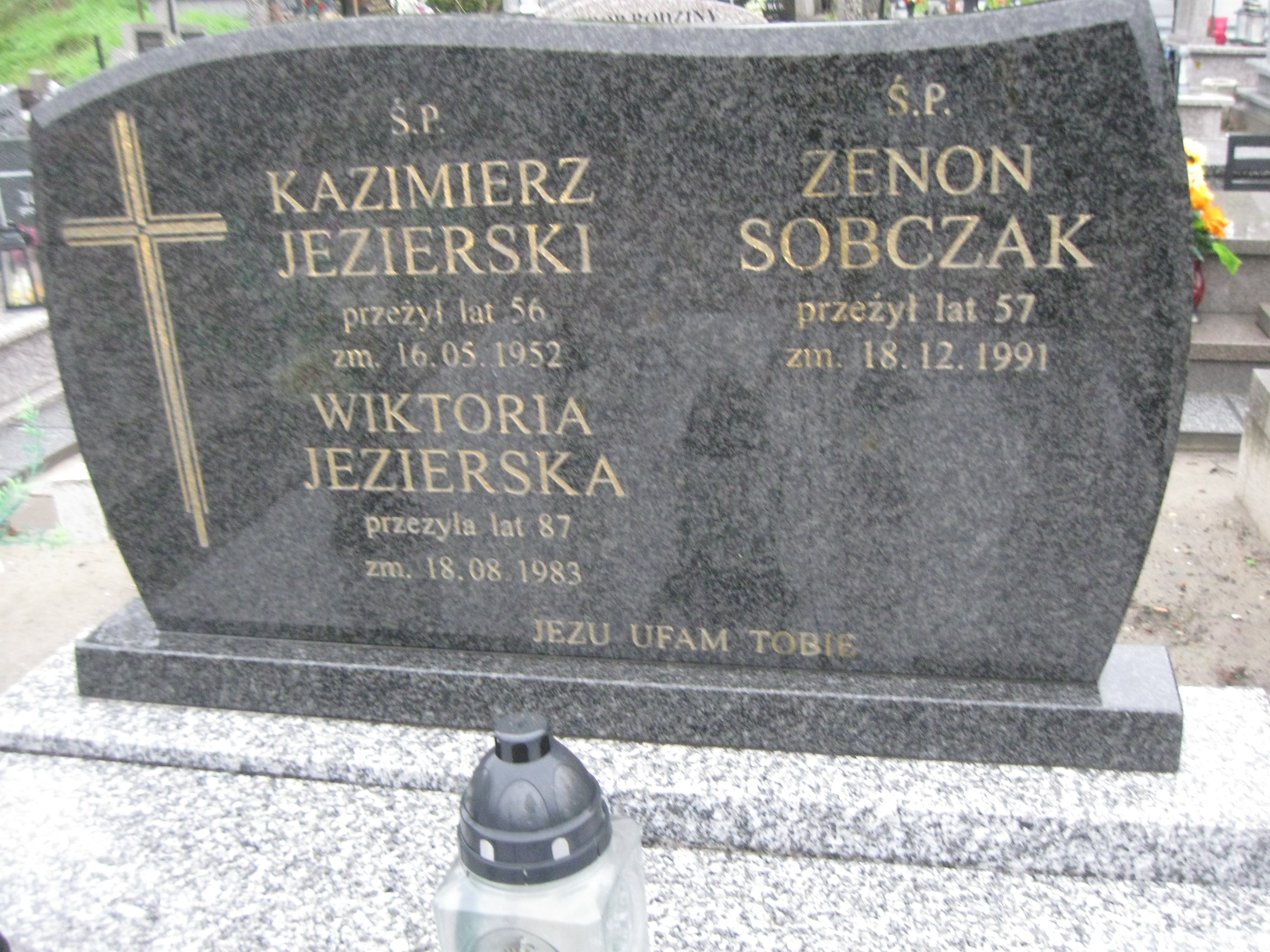 Zenon Sobczak 1933 Kalisz św. Józefa Tyniecki 0302 - Grobonet - Wyszukiwarka osób pochowanych