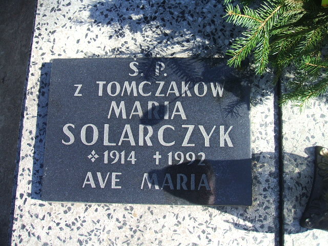 Stanisława Tomczak Kalisz św. Józefa Tyniecki 0302 - Grobonet - Wyszukiwarka osób pochowanych