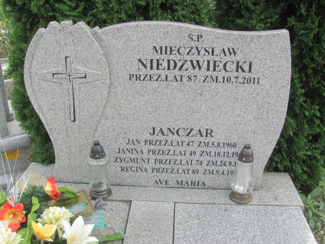 Janina Janczar Kalisz św. Józefa Tyniecki 0302 - Grobonet - Wyszukiwarka osób pochowanych