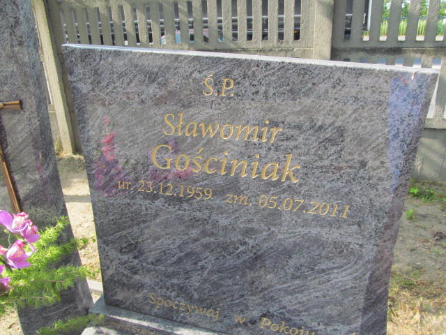 Sławomir Gościniak 1959 Kalisz św. Józefa Tyniecki 0302 - Grobonet - Wyszukiwarka osób pochowanych