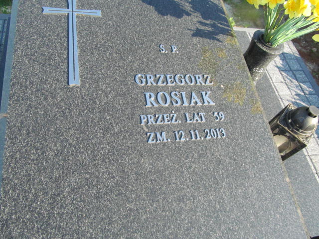 Grzegorz Rosiak 1954 Kalisz św. Józefa Tyniecki 0302 - Grobonet - Wyszukiwarka osób pochowanych